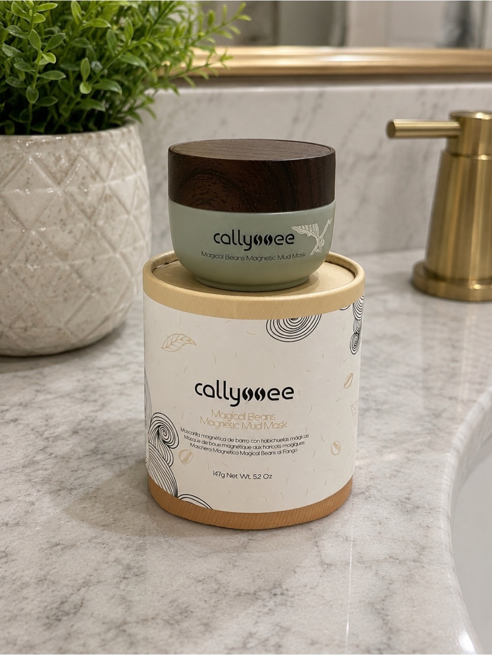 Callysee Magical Beans Magnetic Mud Mask 5.2 Oz